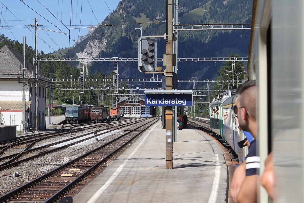 Bahnhof Kandersteg Perron