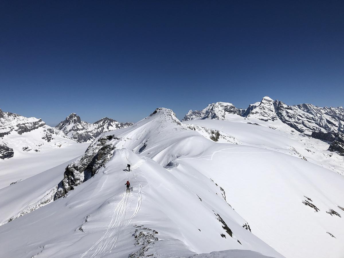 Kandersteg winter snow village