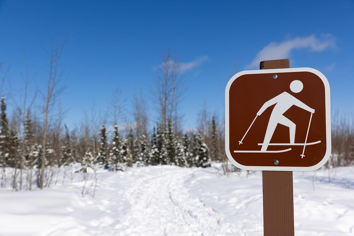 cross-country trail Kandersteg snow