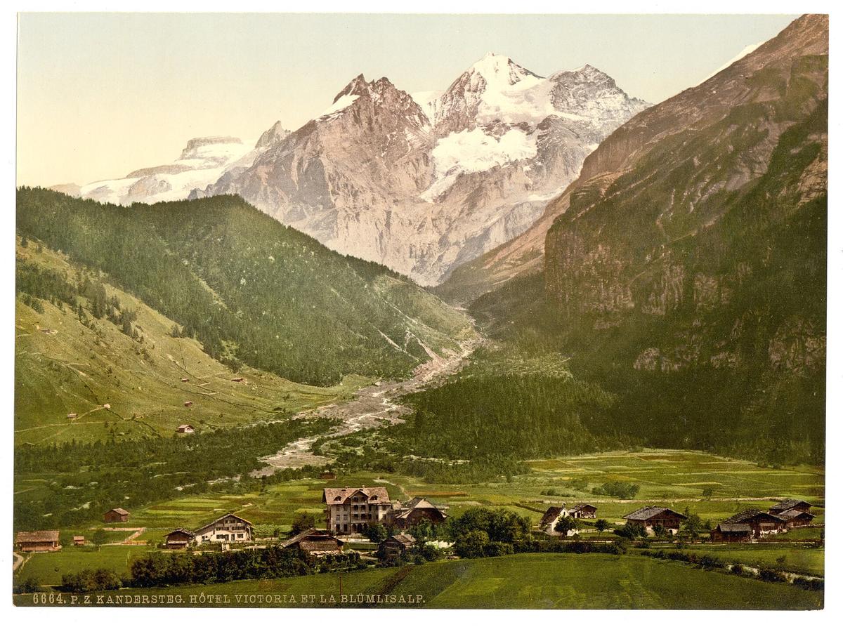 Hotel Kandersteg Fassade Belle Epoque