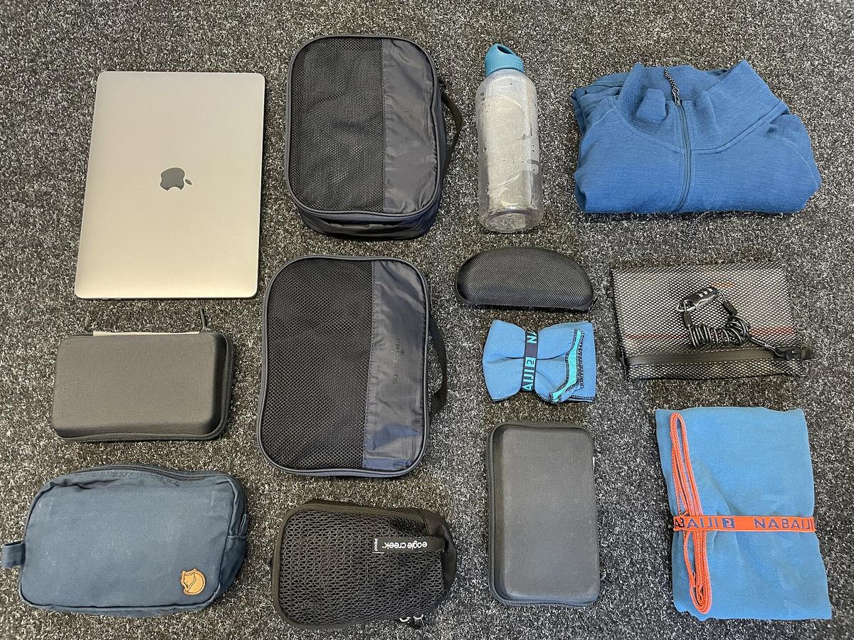 map and rucksack Alps