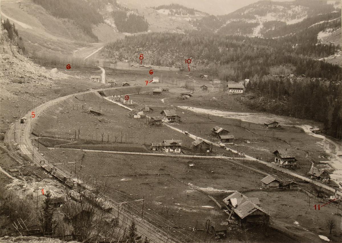 Kandersteg Dorf Bergpanorama