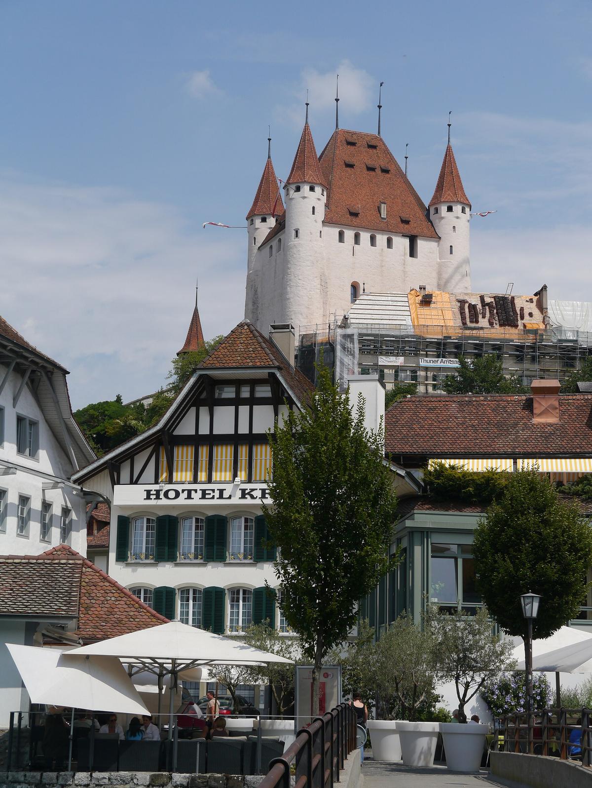 Thun old town castle